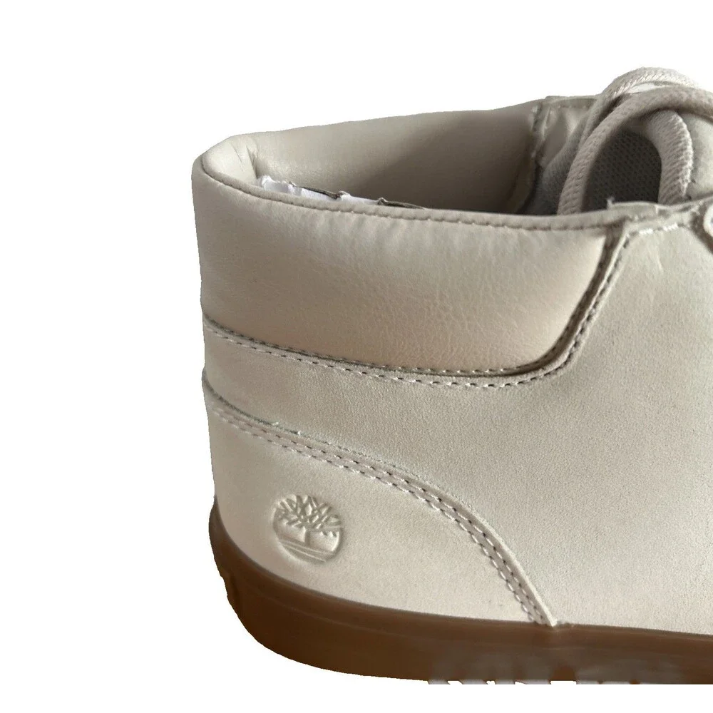 Timberland Women's Skyla Bay Chukka White Nubuck Boots Leather A2R69 Sz 7.5 NEW